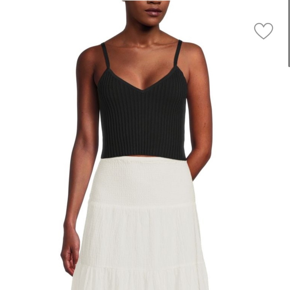 Solid & Striped Fleur Camisole in Black